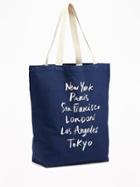 Graphic Canvas Tote For Women