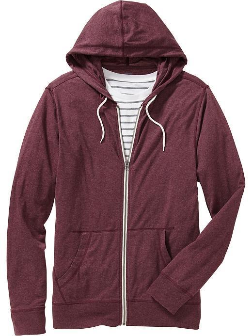 Old Navy Mens Lightweight Zip Front Hoodies - Go Pinot Go