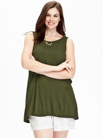 Old Navy Womens Plus High Neck Tanks Size 1x Plus - Into The Woods