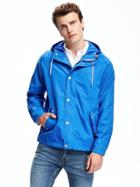 Old Navy Flannel Lined Anorak For Men - Blue Flower