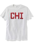 Old Navy Chicago Graphic Tee For Men - Bright White