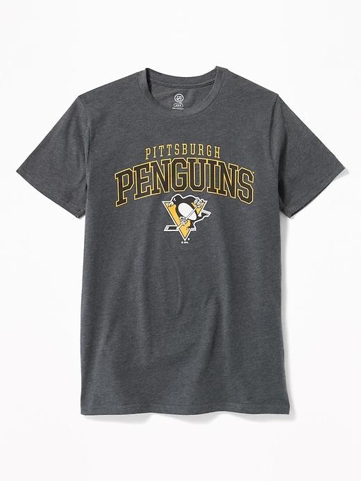 Old Navy Mens Nhl Team Crew-neck Tee For Men Pittsburgh Penguins Size L