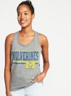 Old Navy Womens College-team Mascot Tank For Women University Of Michigan Size M