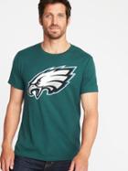 Old Navy Mens Nfl Team Graphic Tee For Men Eagles Size S