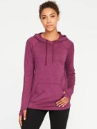 Old Navy Go Dry Pullover Hoodie For Women - Winter Wine