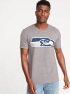 Old Navy Mens Nfl Team-logo Tee For Men Seahawks Size L