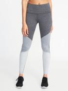 Old Navy Womens High-rise Color-block Compression Leggings For Women Carbon Size Xs
