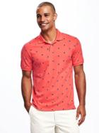 Old Navy Built In Flex Pro Polo For Men - Toucans