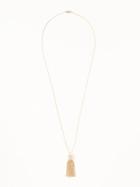 Old Navy Tassel Chain Necklace For Women - Gold