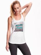 Old Navy Go Dry Cool Graphic Tank Size L - Island Tide