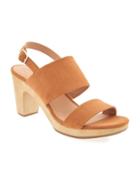 Old Navy Sueded Double Strap Clogs For Women - Tan