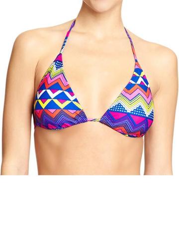 Old Navy Old Navy Womens Triangle Print String Bikinis - Classic String Top