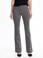 Old Navy Mid Rise Rockstar Cord Bootcut Jeans For Women - Blank Slate