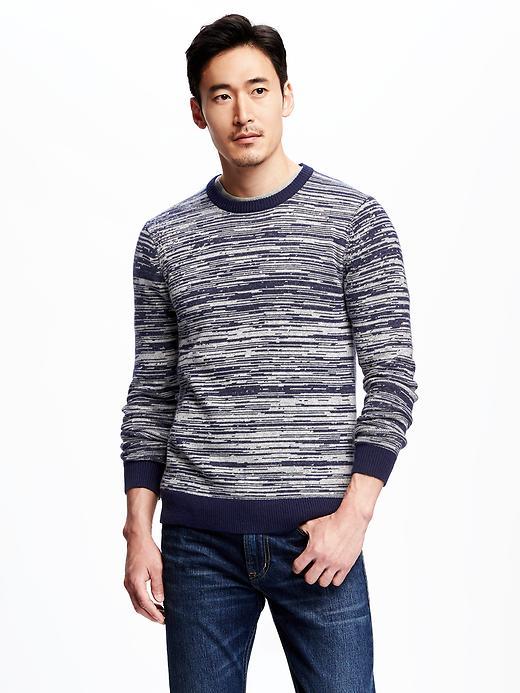 Old Navy Marled Crew Neck Sweater For Men - Big Navy