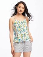 Old Navy Lightweight Pintuck Swing Tank For Women - White Bird