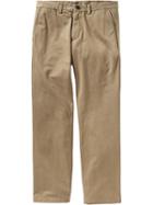 Old Navy Mens Plain Front Straight Leg Khakis - Kicking Up Dust