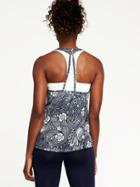 Old Navy Go Dry Strappy Back Tank For Women - Navy Paisley