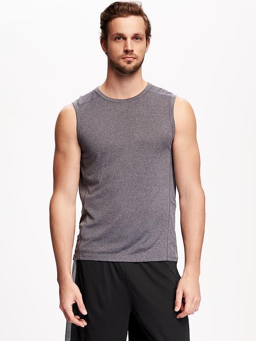 Old Navy Go Dry Training Tank For Men - Black