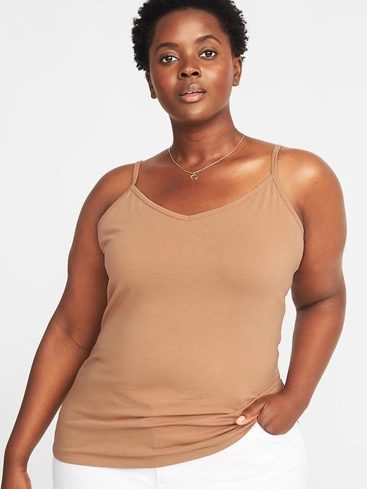Old Navy Womens First-layer Plus-size V-neck Cami Cocoa Mocha Size 2x