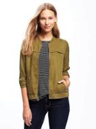 Old Navy Bomber Jacket For Women - In A Pickle