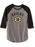 Old Navy Nhl Team Graphic Raglan Tee For Women - Boston Bruins