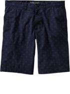 Old Navy Mens Slim Fit Twill Shorts 9 1/2&quot; - Blue Diamond