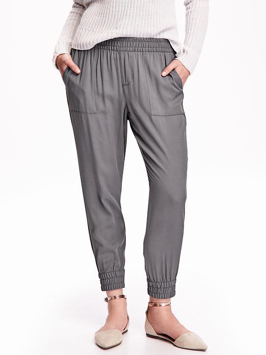 Old Navy Drapey Joggers Size L Tall - Blank Slate