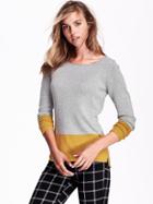Old Navy Classic Lightweight Sweaters Size L Tall - Cinderblock