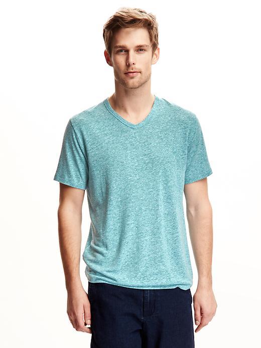 Old Navy Linen Blend V Neck Tee For Men - Snorkeling