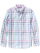 Old Navy Mens Slim Fit Button Front Shirts - Blueberries & Cream