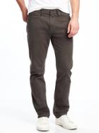 Old Navy Built In Flex Slim Brushed Twill Pants For Men - Wet Stone