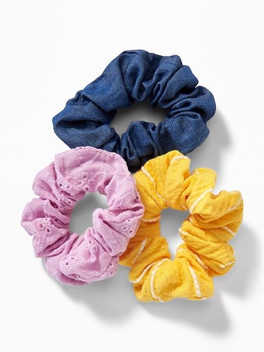 Scrunchie Hair-tie 3-pack For Women