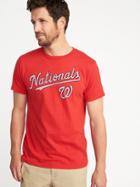 Old Navy Mens Mlb Team Graphic Tee For Men Washington Nationals Size S