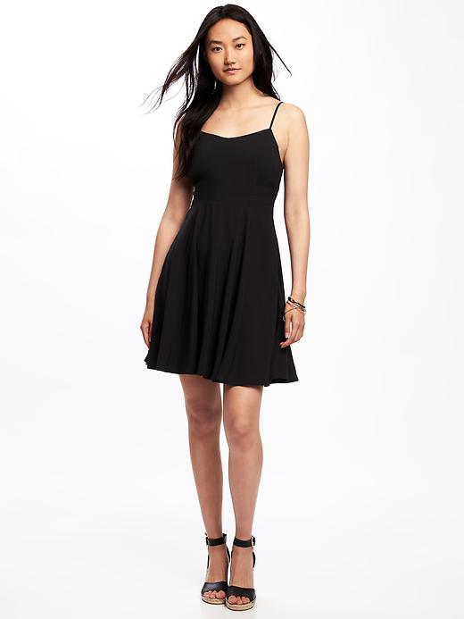 Old Navy Fit & Flare Cami Dress For Women - Blackjack