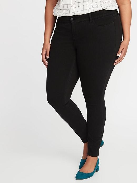 High-rise Plus-size Secret-slim Pockets + Waistband 24/7 Sculpt Rockstar Jeans
