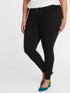 High-rise Plus-size Secret-slim Pockets + Waistband 24/7 Sculpt Rockstar Jeans
