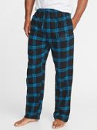 Old Navy Mens Nfl Team-graphic Flannel Sleep Pants For Men Carolina Panthers Size M