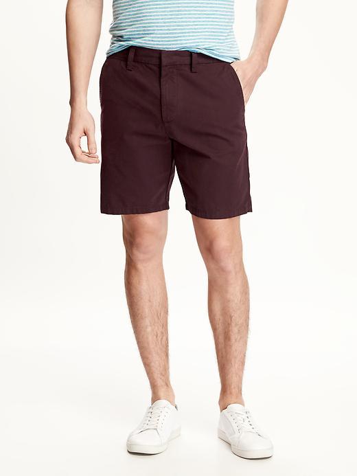 Old Navy Ultimate Soft Washed Twill Shorts For Men 8 - Currant Affair