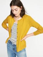 Old Navy Womens Classic Crew-neck Cardi For Women Gold 2 Size Xxl