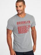 Old Navy Mens Graphic Soft-washed Tee For Men Brooklyn Size Xs