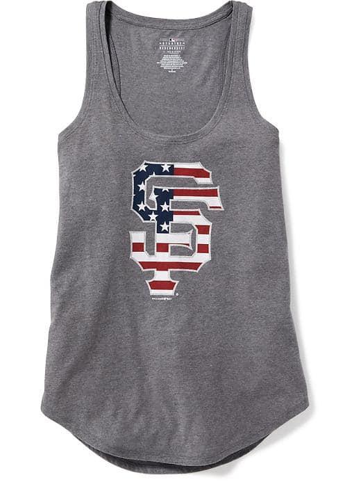 Old Navy Mlb Curved Hem Tank For Women - San Francisco Giants