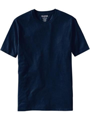 Old Navy Mens Classic Crew Neck Tees - Ink Blue