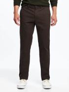 Old Navy Straight Ultimate Built In Flex Khakis For Men - Dark Brown