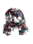 Old Navy Oversized Flannel Scarf - Multi Plaid