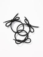 Old Navy Womens Bow-tie Elastic Hair Tie 3-pack For Women Black Size One Size
