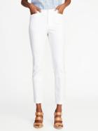 Old Navy Womens Mid-rise Pixie Ankle Pants For Women Bright White Size 4