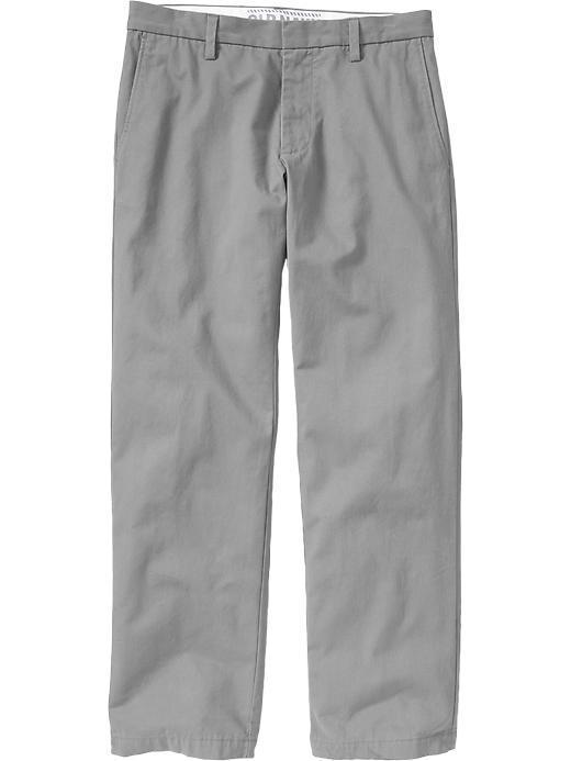 Old Navy Mens New Classic Loose Fit Khakis - Gray Stone