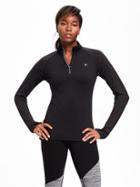 Old Navy Go Dry Performance 1/4 Zip Pullover For Women - Black Jack 2