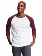 Old Navy Baseball Tee For Men - Lite Burgundy