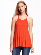 Old Navy Drapey Racerback Tank For Women - Darling Clementine